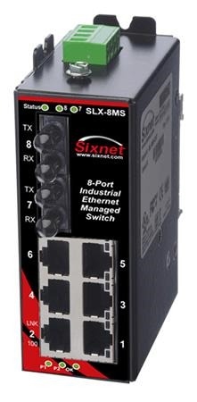 Red Lion Controls SLX-8MS-5ST Network Switch - Managed 8 Ports IP40