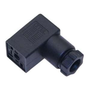 DIN VALVE 3-6.5MM CABLE GDSN 307 BLACK 3C GROUND TYPE C UL Lumberg Automation / Hirschmann 933023100 CONNECTOR 